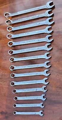 Craftsman Metric 12 Point Combination Wrench Set Of 14 6mm-19mm VV Series USA • $79