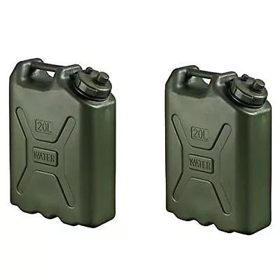 Scepter BPA Durable 5 Gallon Portable Water Storage Container Green (2 Pack) • $113.37