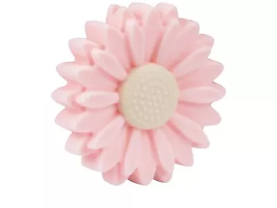 £5.27 • Buy 5Pcs Daisy Shape Loose Silicone Beads DIY Jewelry Necklace 20mm Rose Quartz