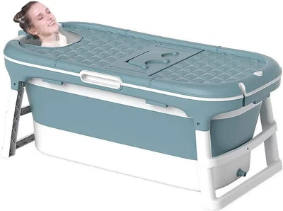 $366.77 • Buy Foldable Bath Tub For Adult Portable Ice Tub 54 Inch Soaking Bathtub For Adult A