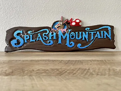 $225 • Buy Custom Magic Kingdom Splash Mountain Wood Sign - Brer Rabbit Wall Decor