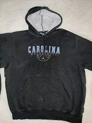 Air Jordan North Carolina Tar Heels Basketball Men's Hoodie Sweatshirt Gray XL • $39.94