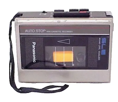 Panasonic Auto Stop Mini Cassette Recorder Sle Sound Level Equalizer No. Rq-320 • $8.99