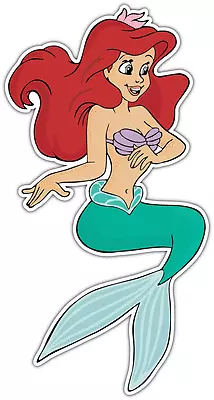 Ariel The Little Mermaid Kids Cartoon Car Bumper Window Sticker Decal 3 X6  • $3.85