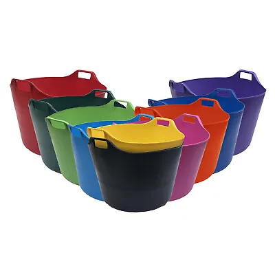 75L Extra Large TubTrug Construction DIY Home Garden Work Flexible Mixing Bucket • £16.99