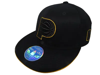 New Indiana Pacers Mens Size S/M (6 7/8-7 1/4) Black Adidas Flexfit Hat $26 • $9.69