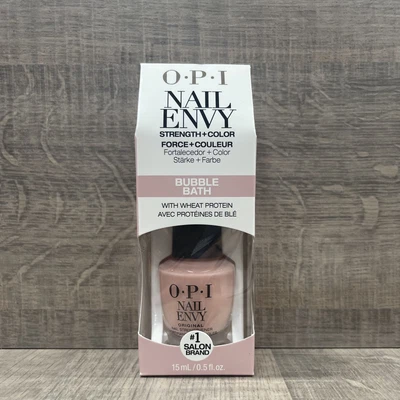 £16.31 • Buy OPI Nail Envy Treatment Strength + Color Bubble Bath 15ml