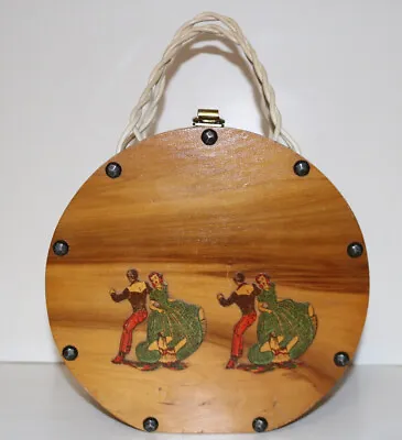 R. J. Du San Vintage Square Dancers Western Hand Bag Purse RARE • $214.49