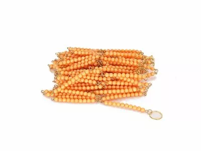 Montessori Mathematics Material - Golden Bead Chain Of 1000 (Thousand Chain) • $22.79