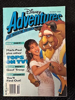 $9.34 • Buy Disney Adventures Magazine Blossom Mayim Bialik Beauty & The Beast October 1992