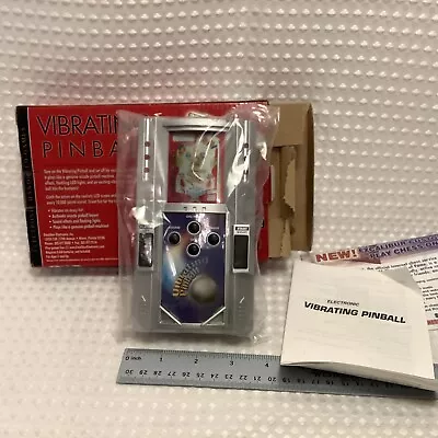 Vintage EXCALIBUR Electronic Vibrating Pinball Handheld Game EUC ORIGINAL Box • $16.95