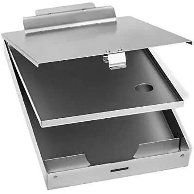 Blue Summit Supplies Aluminum Dual Storage Clipboard 2 Compartments • $43.99