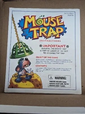 2004 Mouse Trap Board Game Replacement Nstructions  & Assembly Guide • $9.99