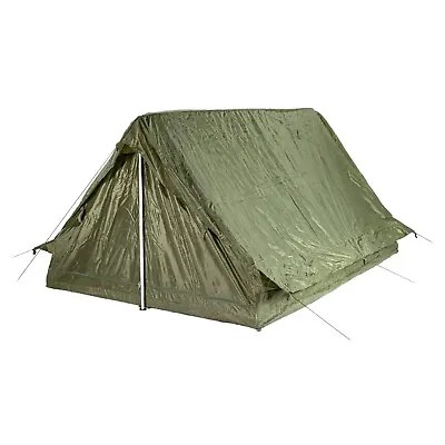 NEW French Army Olive Green F2 Two-Man Military Tent Survival Camping Bushcraft • £59.95