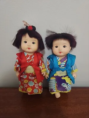 Vintage Japanese Kimono Dolls  • $38