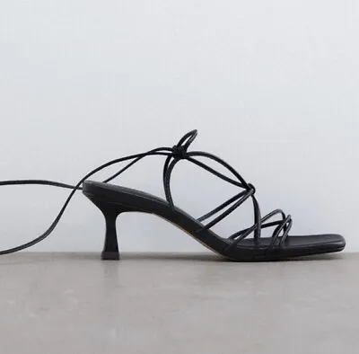 $59 • Buy Zara Leather Sandals 39(US 8),org $139,great Condition