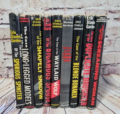 Vintage Erle Stanley Gardner Lot Of 9 Perry Mason Novels  HC/DJ Good • $50