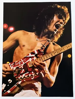 Van Halen Eddie Live 5150~original 1982 Poster~vtg Print Magazine Pinup Clipping • $16.99