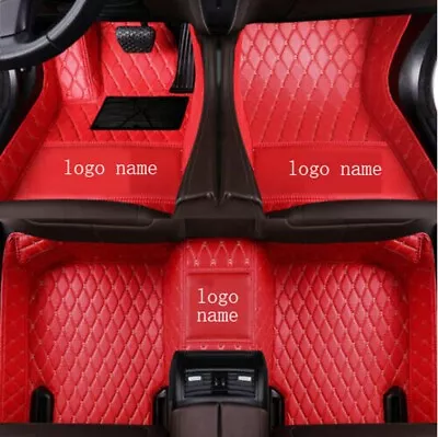 Fit Dodge Car Floor Mats Pu Leather Custom Carpets Waterproof All Weather Mats • $44.13