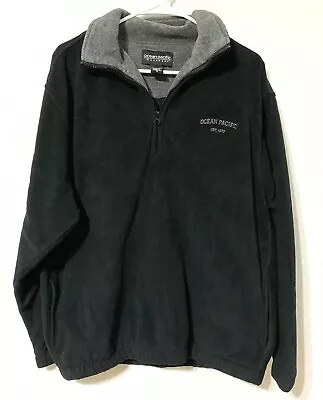 Ocean Pacific Menswear Mens Long Sleeve Jacket Black/grey Size Medium • $25.94