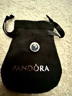 £8.20 • Buy Pandora Silver Midnight Radiant Blue Hearts S925 ALE Charm