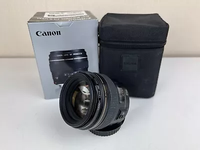 Canon EF 85mm F/1.8 USM Telephoto Prime Portrait Lens Boxed • £299.99