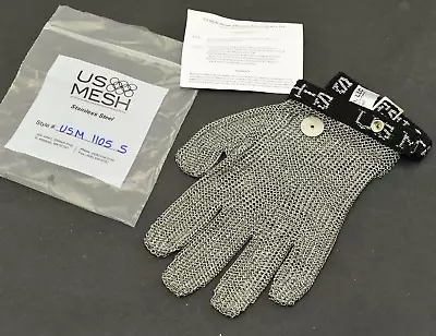 US Mesh SMALL S Metal Mesh Work Glove Stainless Steel USM-1105-S - NEW • $19.88