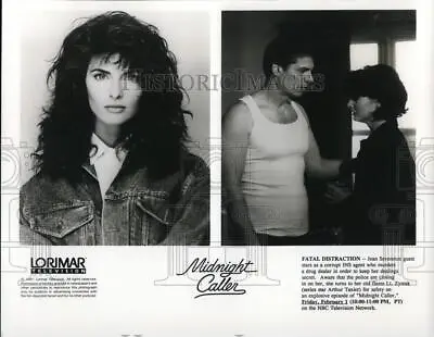 1988 Press Photo Joan Severence And Arthur Taxier In Midnight Caller On NBC • £15.43