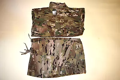 Us Army Ocp Multi-cam Fracu Uniform Set Flame Resistant W/flap Sz: Medium Reg • $50