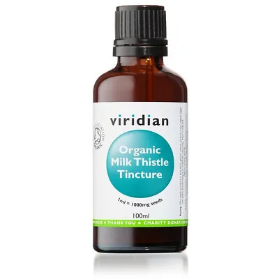 Viridian Organic Milk Thistle Tincture 100ml • £18.99