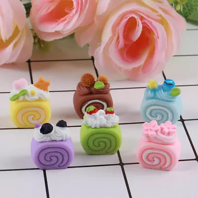 3pcs Creative Artificial Simulation Fake Food Cake Bread Models Display Decor • £2.81