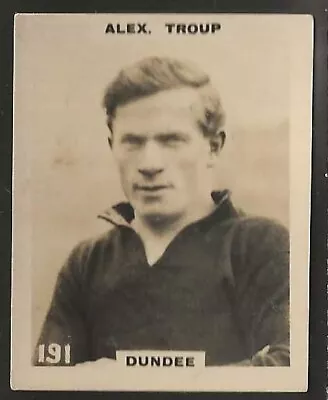 £2.99 • Buy Pinnace Football-pinnace Back-#0191- Dundee - Alex. Troup 
