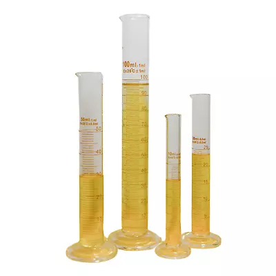 100ml Laboratory Glass Measuring Cylinder Borosilicate | Homebrew Chemistry • £24.99