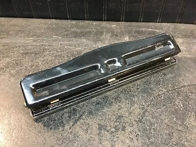 Vintage Metal Mutual Adjustable 3 Hole Punch MCM Made In Taiwan • $19.80