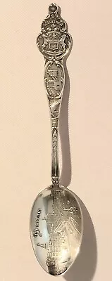 Detroit Michigan Sterling Souvenir Spoon By Watson 5 3/8  • $34.99