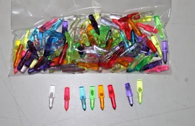 VINTAGE Lite Brite Pegs 100 Multi Colors 1  In    (  FAST SHIPPING ) • $12.45