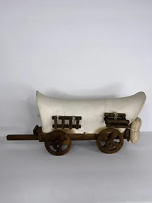 $49.49 • Buy Conestoga Pioneer Wagon Vintage Canvas Covered - Well Modeled & Built Great