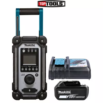 Makita DMR116 18V Li-Ion LXT Jobsite Radio With 1 X 6Ah Battery & Charger • £221.97