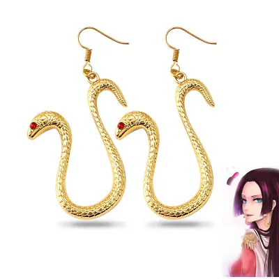 $7.31 • Buy ONE PIECE Boa Hancock Snake Earring Earrings Dangler Metal Unisex Anime New