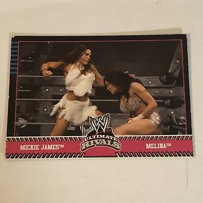 Mickie James Vs Melina WWE Trading Card 2008 #66 • $1.79