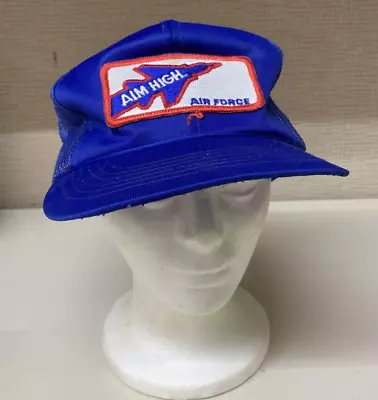 Vintage Aim High Air Force Snapback Hat Cap • $13.99