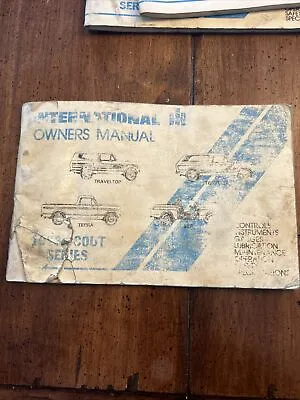 IH 1979 International Operators Owners Manual OEM Scout Series *faded • $44.95