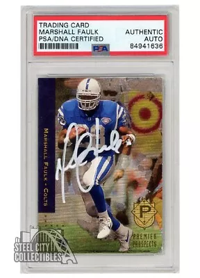 Marshall Faulk 1994 Upper Deck SP Autograph Rookie Card #3 PSA/DNA (White) • $116.96