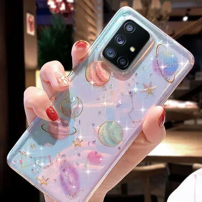 $13.99 • Buy Glitter Clear Phone Case Cover For Samsung Galaxy S22 S21 FE S20 A12 13 A52s A53