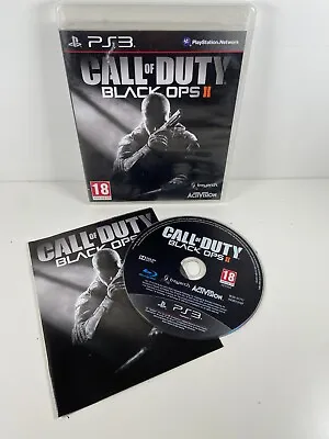 Call Of Duty Black Ops 2 II Sony PS3 PlayStation 3 Complete & Boxed With Manual • £4.95