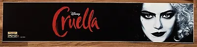 📽 Cruella (2021) - Disney / Emma Stone - Movie Theater Mylar / Poster 5x25 • $14.99