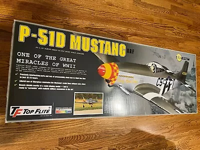 Top Flite P-51D Mustang ARF Gold NOT Kit RC Airplane .60 To 1.20 Size NIB • $499