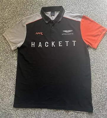 Hackett AMR Aston Martin Polo Shirt Size Large  • £17.95