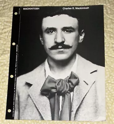 £19.40 • Buy Atelier International Salesman Ad Page-Charles Mackintosh Tall Chair Italy