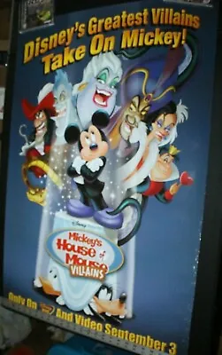 Disney's Mickey's House Of Mouse Villains DVD Movie Poster 22 X 28 Inches • $29.99